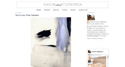 Desktop Screenshot of kaylinfitzpatrick.com