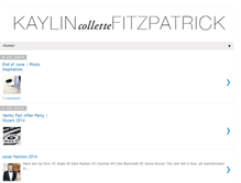 Tablet Screenshot of kaylinfitzpatrick.com